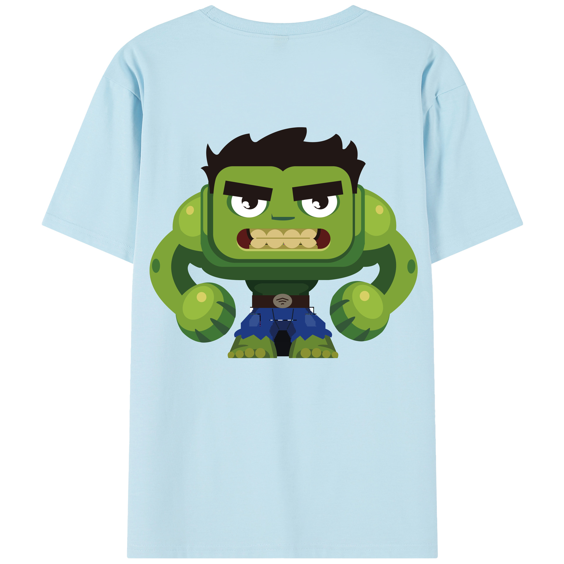 （画像用） アベンジャーズ The Avengers 綿100％半袖Tシャツ（背面プリント）